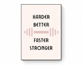 Gym typography poster, Fitness Printable, Motivational Art, Home gym decor, Gym wall art, Fitness Print, Minimalist Art, Digital download