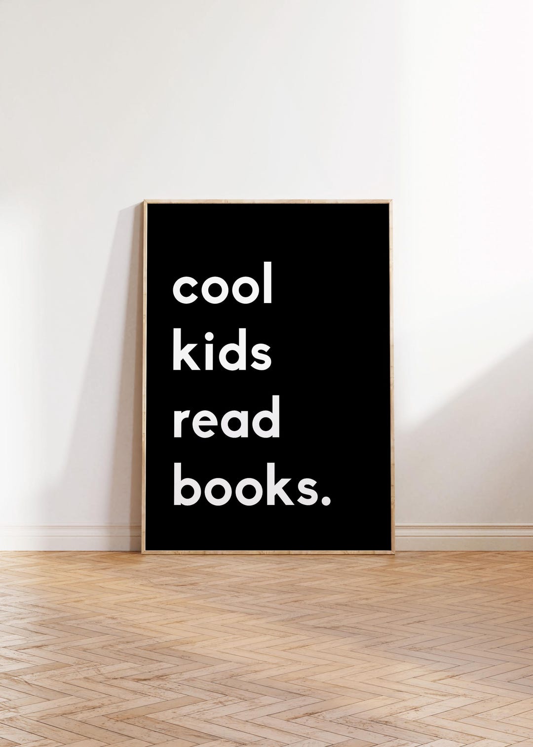 Black Cool Kids Read Books Printable, Kids Reading Book, Playroom Wall ...