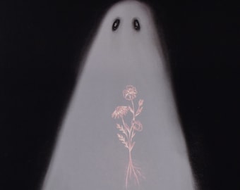 Glowing Ghost Art Print