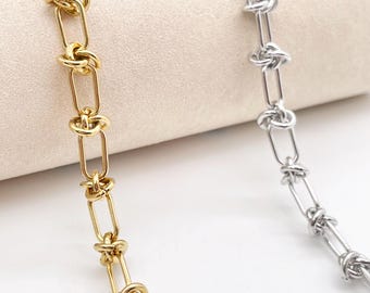 1 meter Knot Waterproof Stainless steel chain