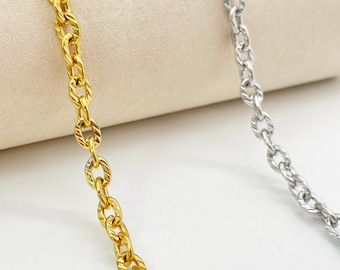 1 meter Amboss Cable Stainless steel Chain