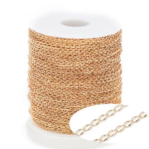 2 Meters 2.5mm Carven extension Chain,Stainless Steel Extension bulk chain