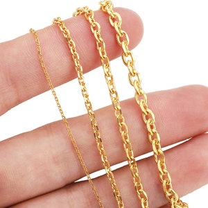 2.3mm Curb Cable chain- 1 Meters Waterproof Stainless Steel bulk chain