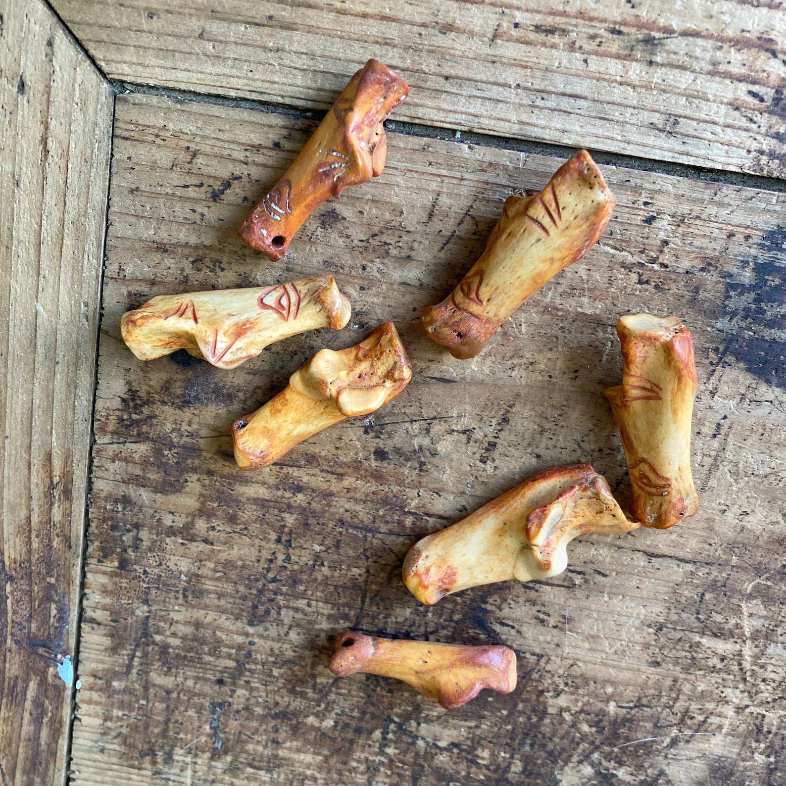 Animal bone jewelry pendantreal bone jewelrycarved bone Etsy