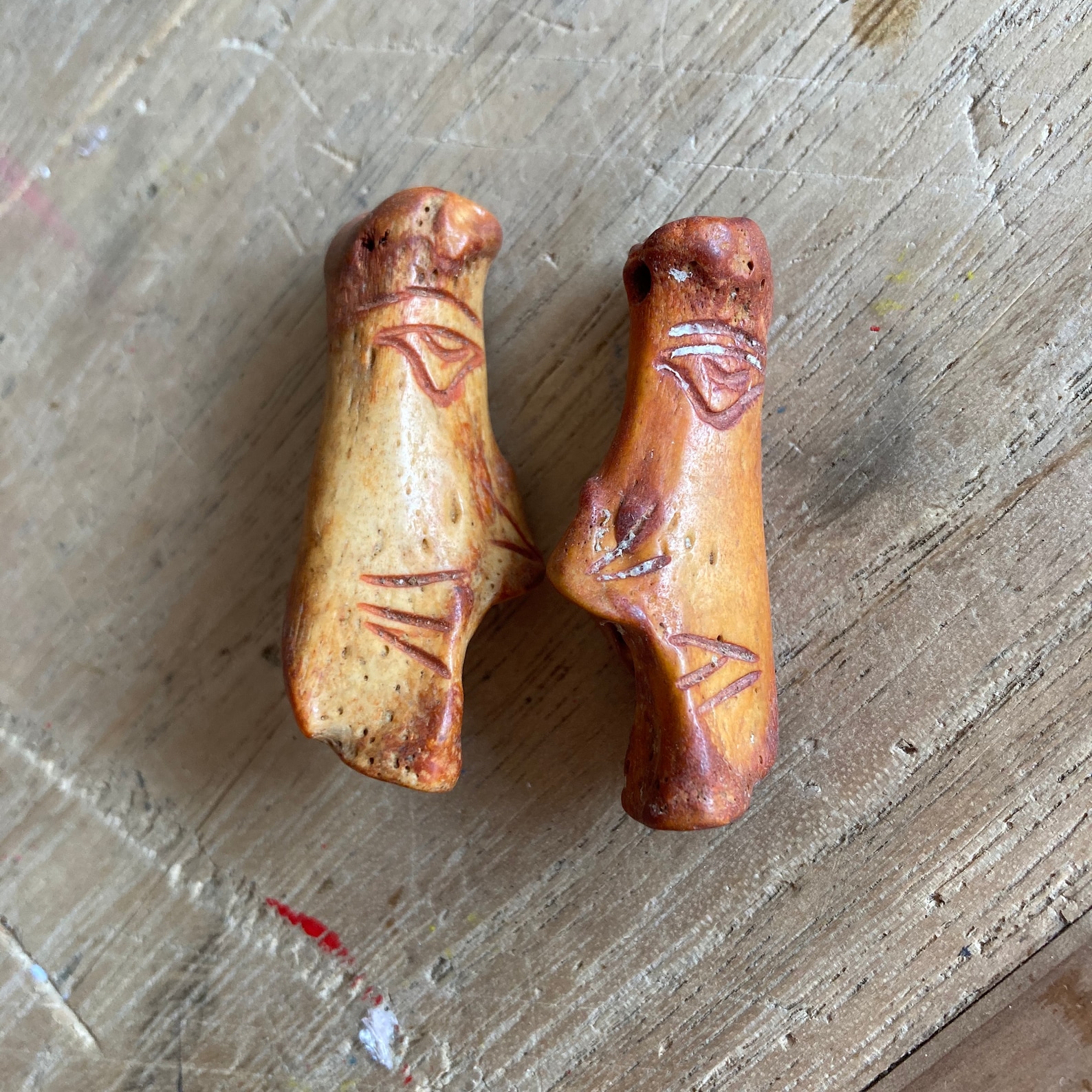 Animal bone jewelry pendantreal bone jewelrycarved bone Etsy