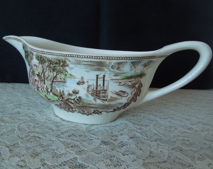 Johnson Brothers, Historic America, Low Water in the Mississippi, Gravy