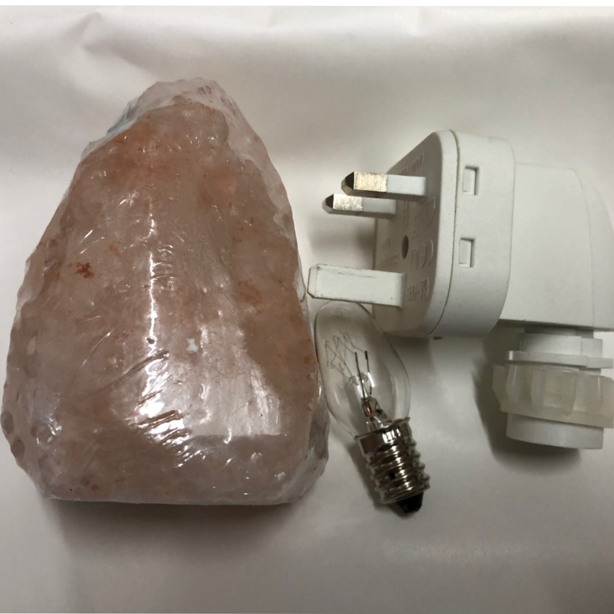 Himalayan Salt Lamp Wall Plug in Night Light Air Purifier Switchable