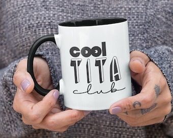 Cool Tita Club Gift Mug for Filipino Aunt | Cool Filipino Titas | Filipinx Coffee Mug | Proud Pinay Gift Idea