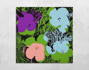 Canvas and Poster Print Wall Art Flowers Wall Art Stretched or Rolled Made in Italy