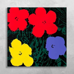 Andy warhol flowers - Etsy 日本