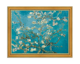 ゴッホ「アーモンドの花」3Dプリント：質感のある油絵の複製 - Etsy 日本
