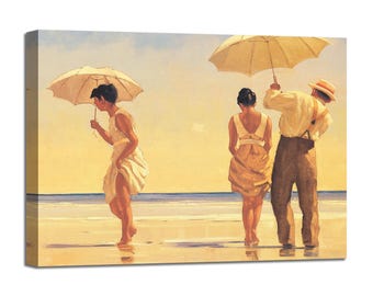 Quadro vettriano -  su Tela con Telaio in Legno - stampato con texture effetto dipinto