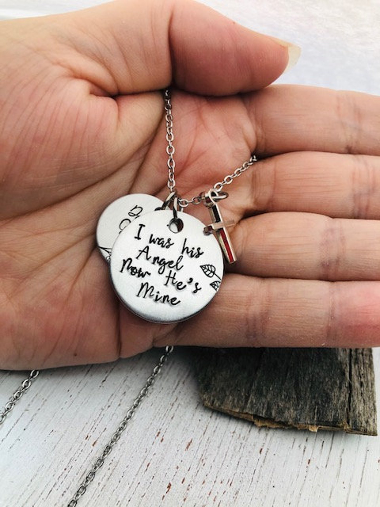 Daddy's Girl Necklace Loss of Dad Daughter Memorial Etsy