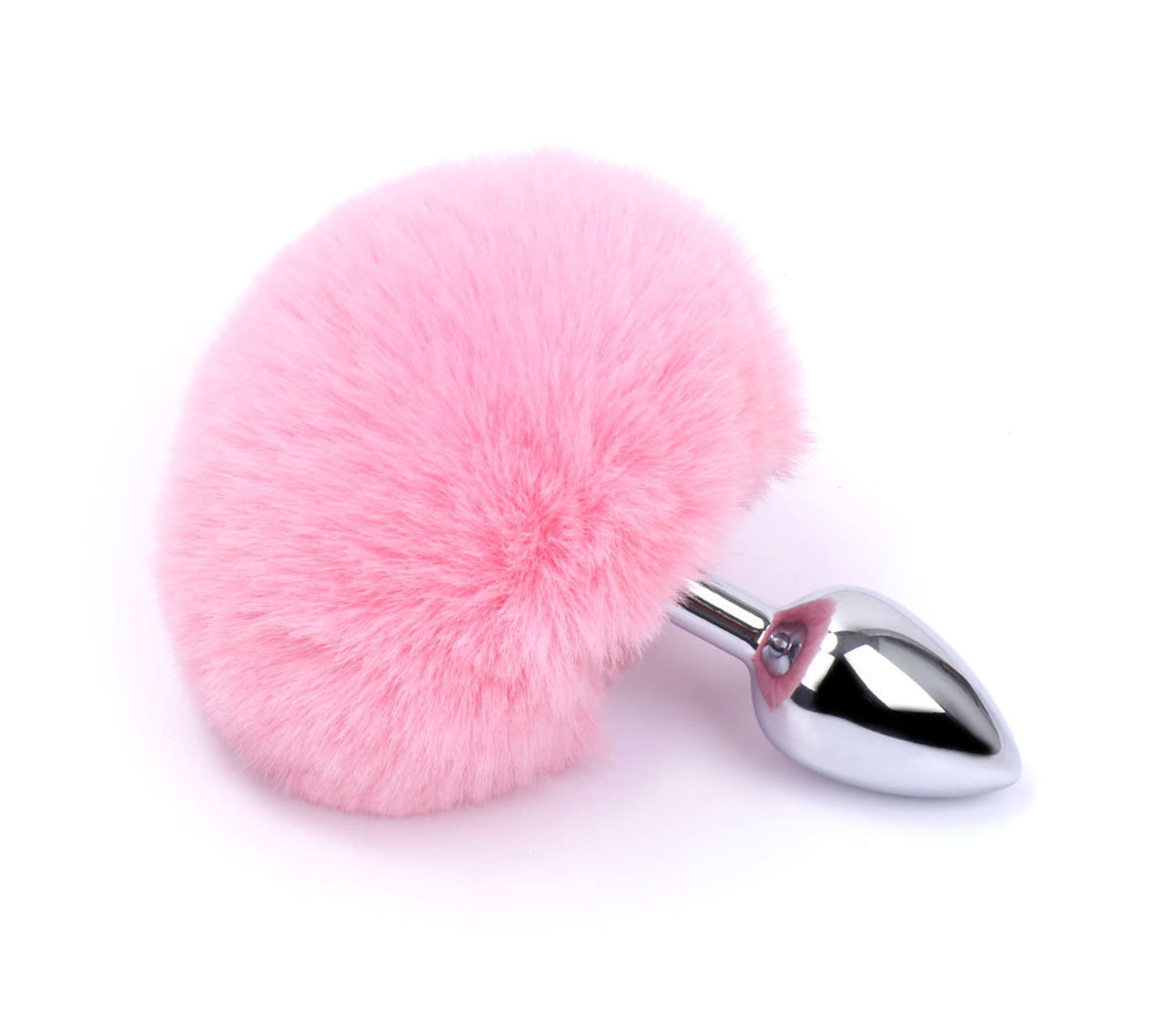 Bunny Tail Plug / Rabbit tail / Anal plug / Tail plug / Plug / Sex toys / Cosplay anal butt plug / Sex jewelry / Chrome metal / Anal jewelry