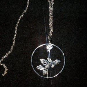 Depeche mode sterling silver pendant 925 + Giftbag + leather cord