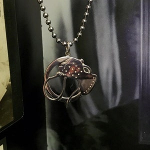 Death In Juni Sterling Silber Anhänger 925 + Geschenkbeutel + Lederband.