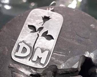 Depeche Mode sterling silver pendant