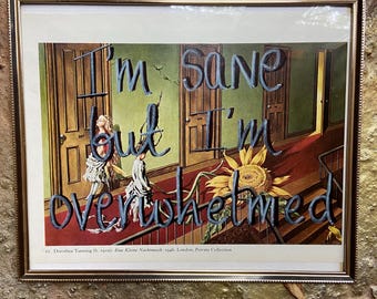 Alanis Morissette Hand in my pocket: Existential Surealist art print music lyrics