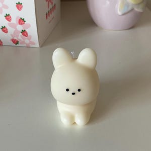 Bunny Candle - cute candles gift, y2k decor, room decor, home decor, desk decor, aesthetic room, shelf decor, kawaii candles