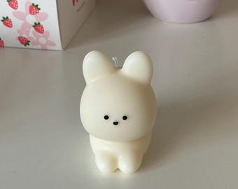 Bunny Soy Wax Candle – Cute Y2K Home Decor