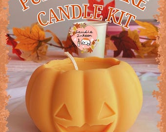 Pumpkin Cake Candle Kit | DIY kit, candlemaking kit, candle crafting, soy wax making set, diy candle kit, make your own candle, craft kit,