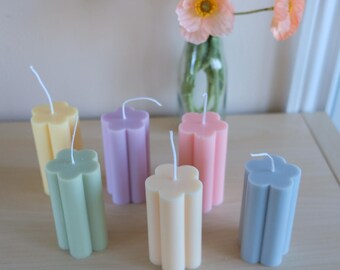 Flower Tower Soy Candle | Y2K Decor, Handmade