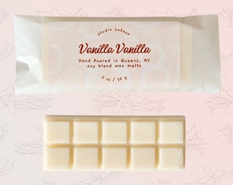 Vanilla Vanilla Wax Melt Bar