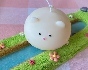 Hamchi Candle – Cute Hamster Soy Wax Decor