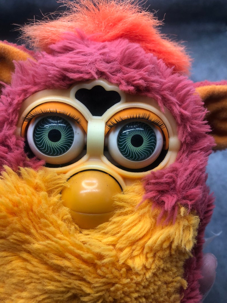 Rooster Furby 1998 Rooster Model Vintage Furby With Green Etsy