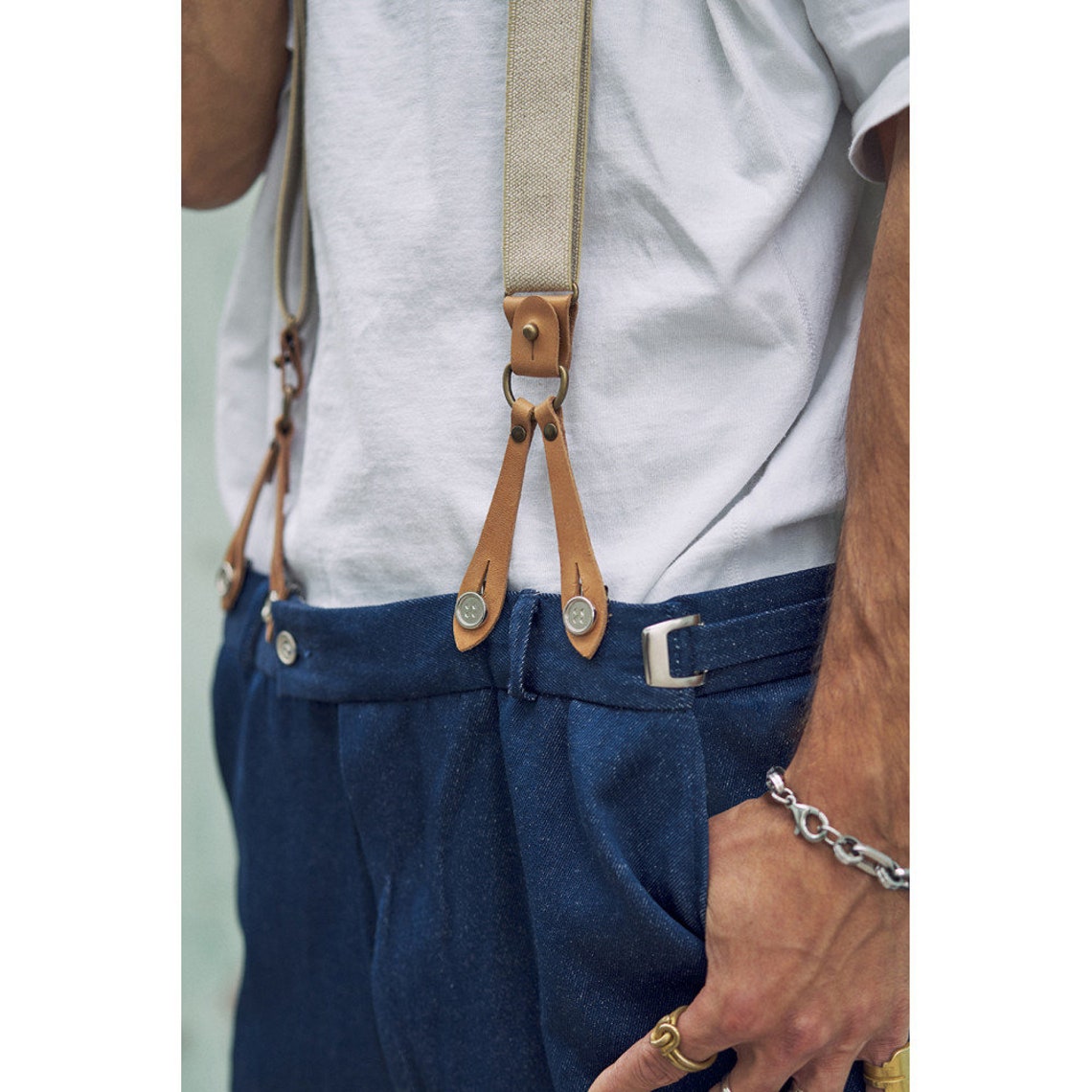 Suspenders buttons Set of 6 clip buttons for Superior Etsy