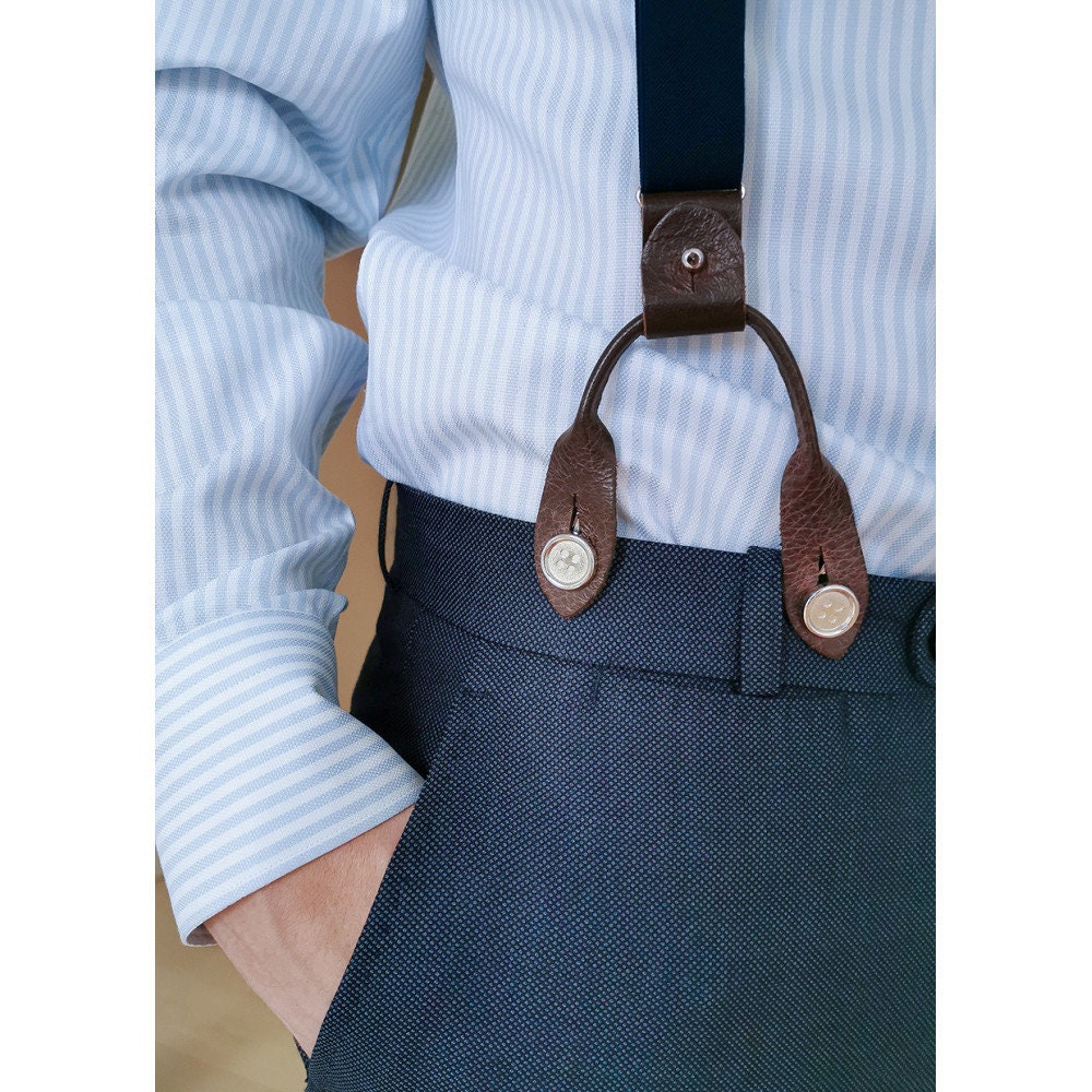 Suspenders buttons Set of 6 clip buttons for Superior Etsy