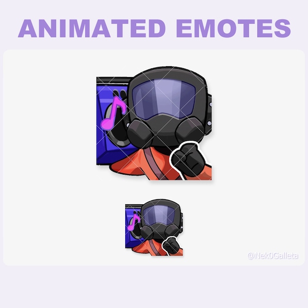 Lethal Company ANIMATED EMOTE || Boombox Emote for Twitch