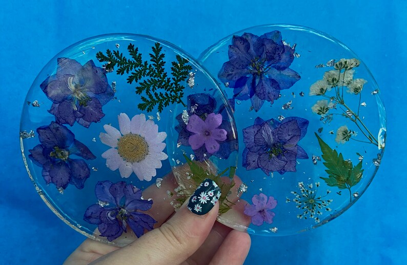 Customize Your Own Real Dried and Pressed Flowers Resin Etsy
