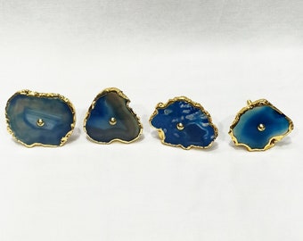 Agate Knobs & Pulls (Set of 6)