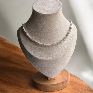 Sterling Silver Chain Link Necklace and Bracelet