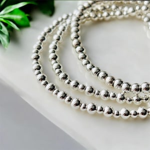 Sterling Silver Beaded Ball Bracelet