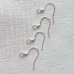 Sterling Silver 925 Earring Hooks DIY