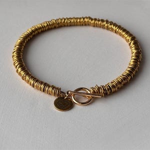 Gold Chain Link Bracelet