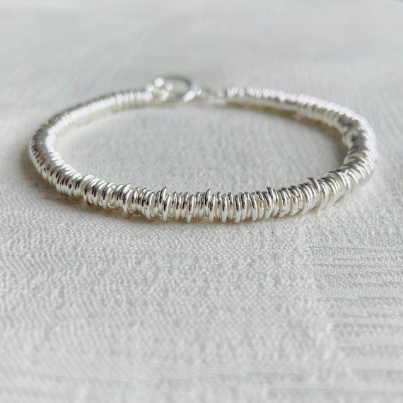 Sterling Silver Chain Link Bracelet 925 - Etsy
