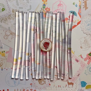 Crystal Clear Sealing Wax Sticks - 7mm / Transparent / None Sticky