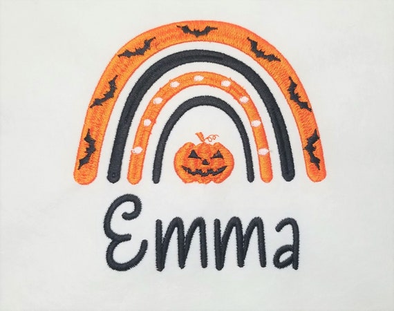 Embroidered Halloween Tote Bags, Organic Cotton Trick or Treat Bags, Personalized Halloween Totes, Trick or Treat Totes, Kids Halloween Bags