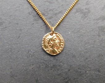 Roman Coin Necklace - Etsy Australia