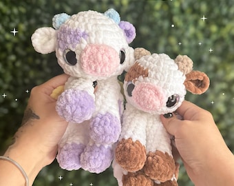 Crochet Pattern • Poppy the Baby Fairy Cow