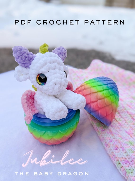Jubilee the Baby Dragon Crochet Pattern