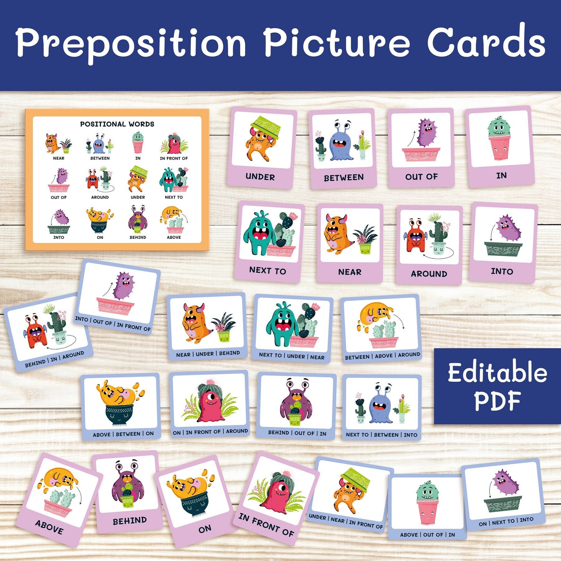 positional words for preschool activities montessori etsy australia