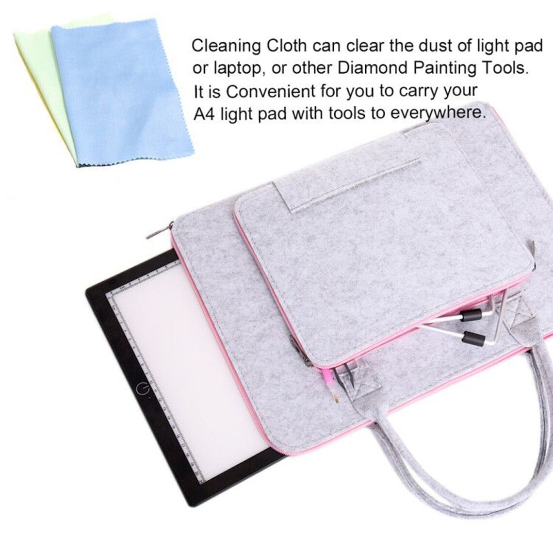 A2/A3/A4 Light Pad Handheld Protective BagDiamond Painting Etsy