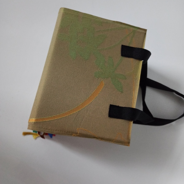 Habersack tas REED GREEN/bloemen envelop 100 mm Duitse wetten tekst collectie boekentas handvat rechten studie stage boekomslag