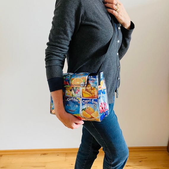 Capri-sonne Shoulder Bag Upcycling Sustainable Handbag Small With