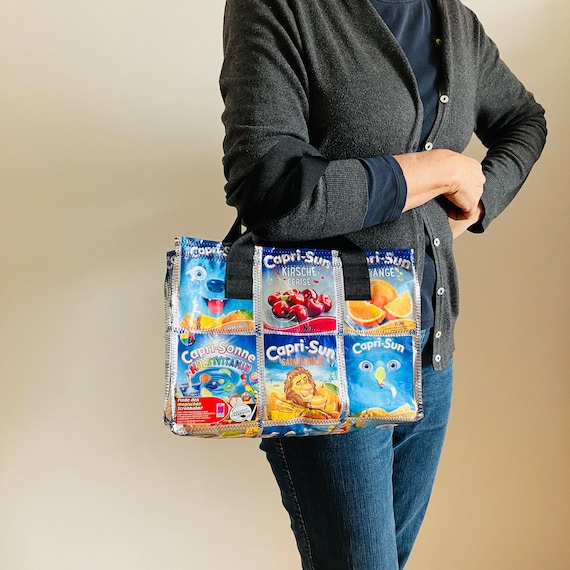 sunshine様farmers market bag.capri bag Small Capri-sonne Bag Upcycling Sustainable Shopper Shopping