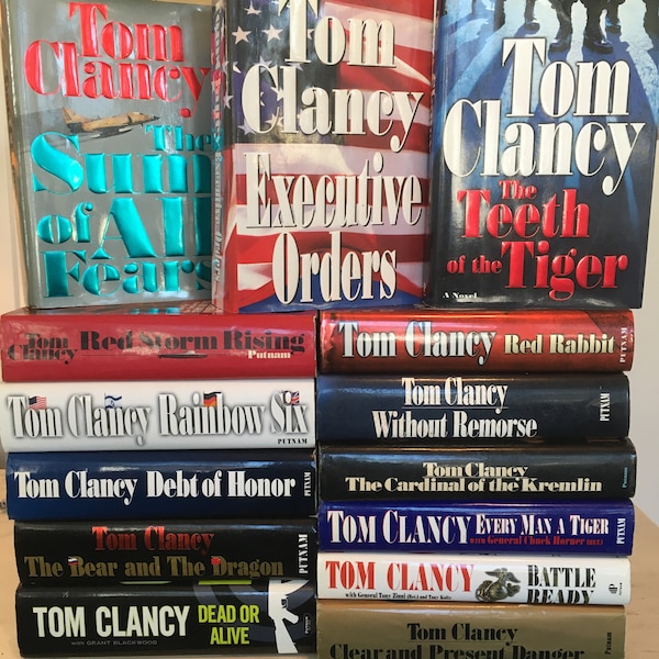 Tom Clancy Hardback Novels - FIRST EDITIONS - Choose Your Title!